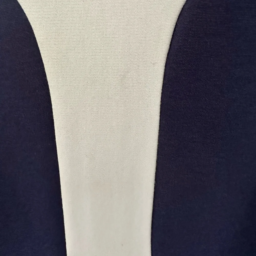 Boden Pall Mall geometric navy white dress Mad Men vines size 12 - Picture 7 of 8